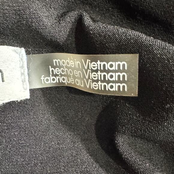 Calvin Klein Womens Faux Wrap Mini Dress Size 2X Black Career Business Neutral - Picture 7 of 14